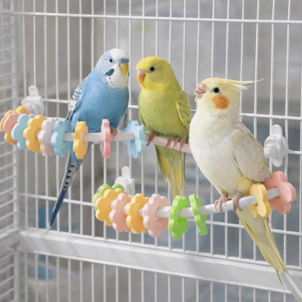 Bite Resistant Parrot Perch Toy Wear Resistant Beak Grinding Rack Cage Accessories