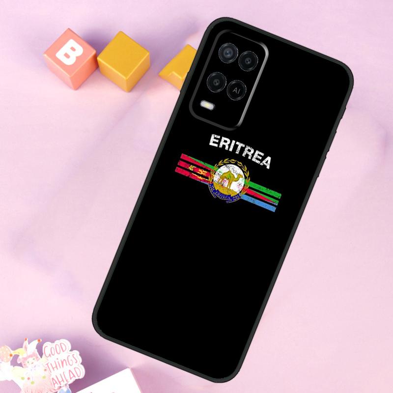 Eritrean Flag Case For Oppo A60 A80 A40 A15 A16 A17 A57 A94 A74 A54 A76 A96 A18 A38 A58 A78 A98 A5 A6 Pro