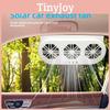 Portable Car Ventilator With Solar And Usb Power For Invehicle Cooling And Airflow