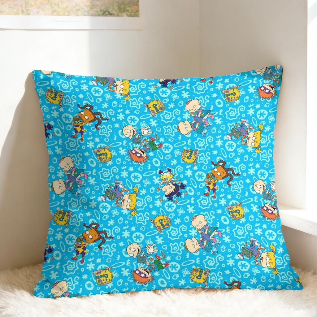 R-Rugrats Angelica Pickles Pillow Cover Novelty Pillow Case For Sofa Home Decoration Design Pillowcases Birthday Gift