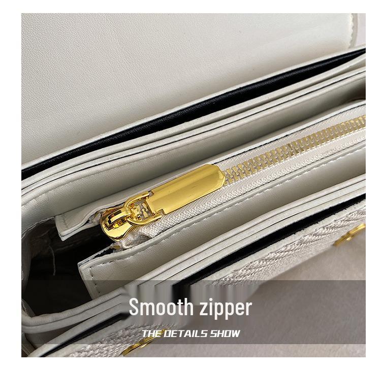 Korean Elegant Fashion: Minimalist 2025 Crossbody Small Square Bag for Women