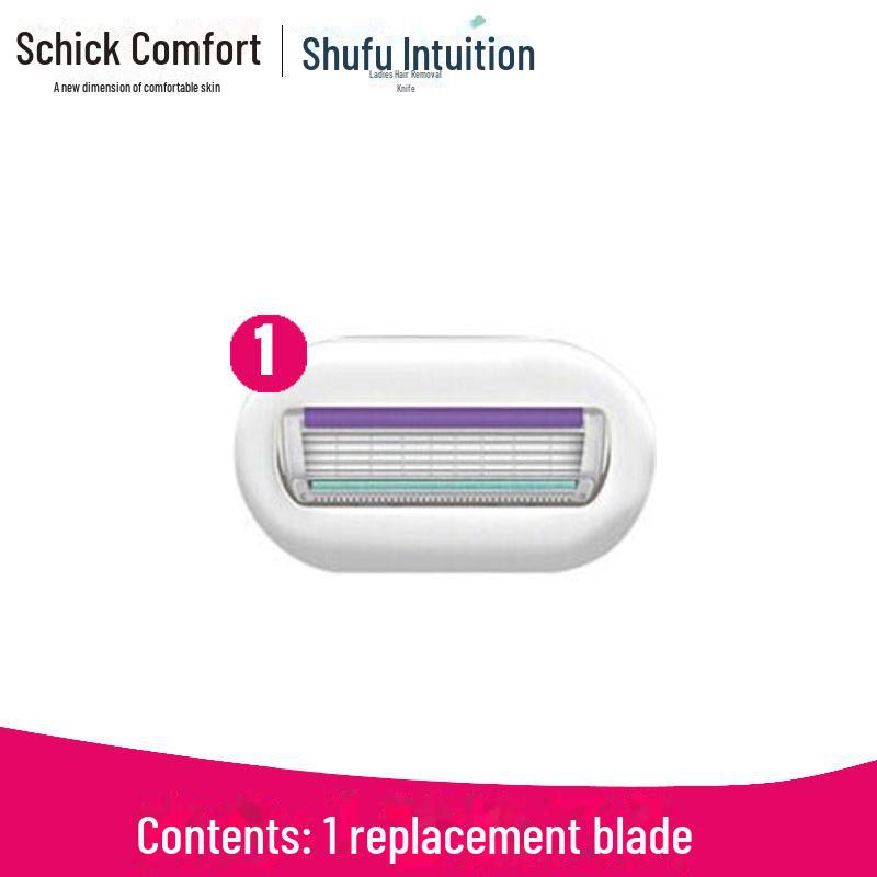 

Ручная бритва Shufu Comfortable для удаления волос на сухой коже - 1 головка, средний размер Moisturizing Replacement 1 Blade