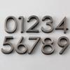Plate Digit Plated Solid ABS Electroplating Door Plaque Number