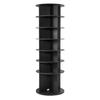 7 Tiers Rotating Shoe Rack Tower, 360° Spinning Shoe Rack, Revolving Storage Round Carousel Display, Freestanding Lazy Susan Organizer Display for