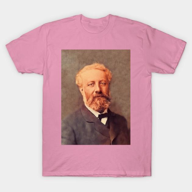 T Shirt Women Jules Verne Writer Harajuku Print Kawaii Tshirt Summer Short Sleeve Female T-Shirt Top Tee