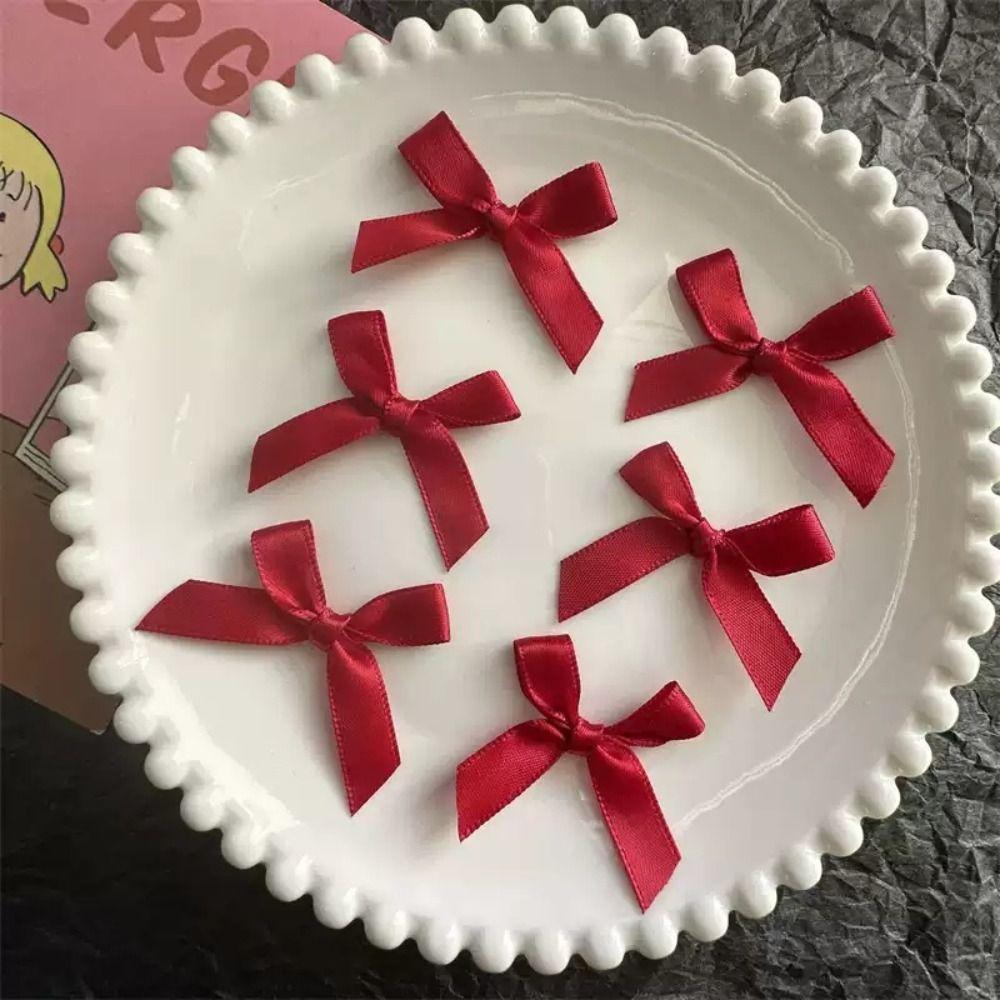 10pcs Mini Doll Wig Clips Bowknot Mini Hair Clip Cotton Doll Hair Pins  Headwear