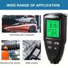 Car Paint Thickness Meter, 0-2000um Coating Detector, Backlight LCD, Auto Calibration, Data Hold, Fe&Non-Fe Auto Detection, Practical Gift