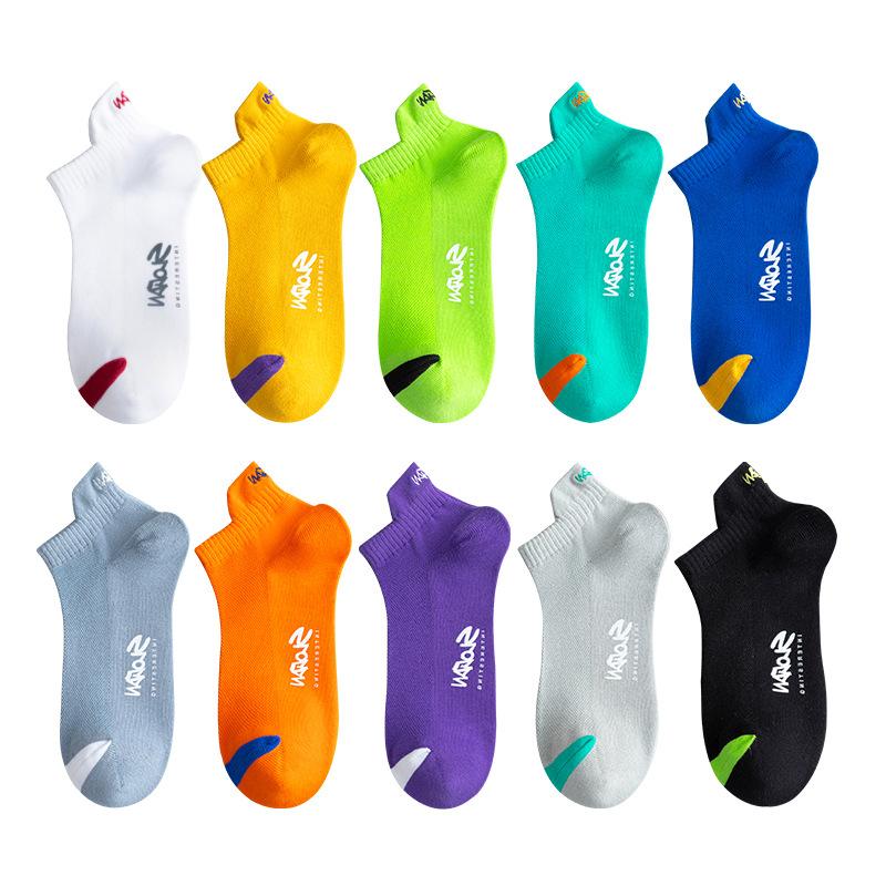 5 par męskich letnich cienkich bawełnianych skarpet pochłaniających pot antyseptycznych antyseptycznych na beri-beri