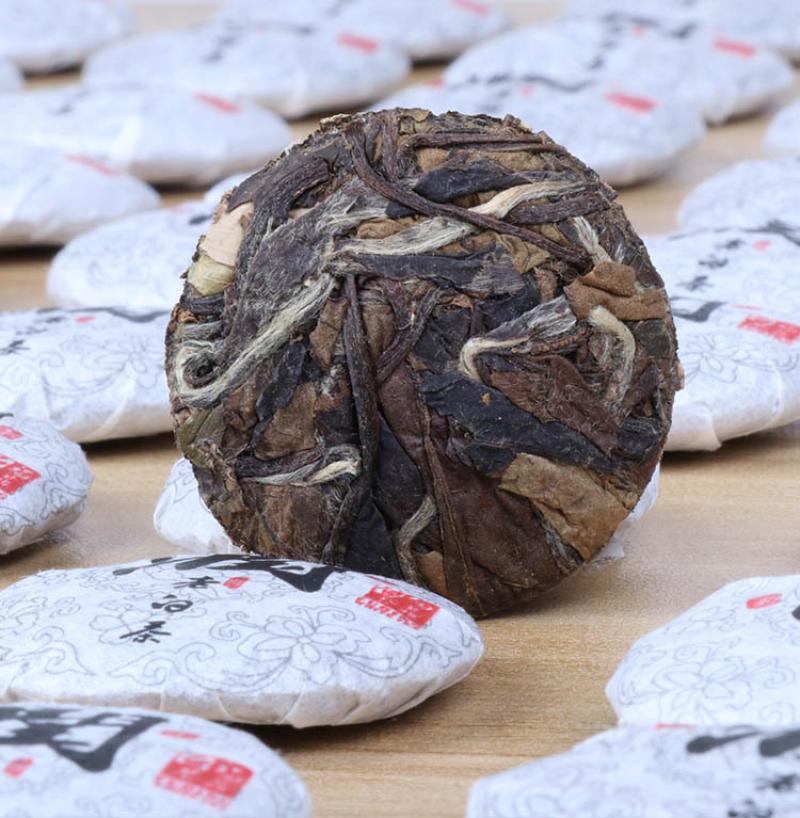

Белый чай Fuding, маленький чайный тортик, чай High Mountain Old Tree Old White, 125 г