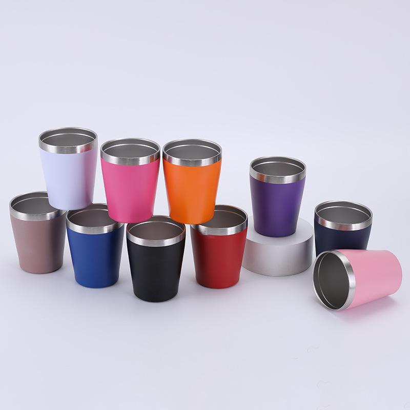304 Stainless Steel Thermos Cup Home Office Fashion Milk Cup 5Oz Car Portable Car Cup