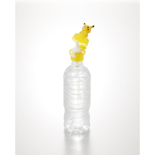 Skater Push Type Straw Hopper Cap with Mascot 350ml / 500ml Pocket Monster Pikachu PSHC6-A