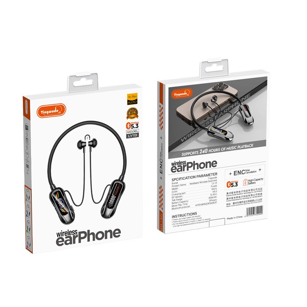 Neckband Bluetooth Earphones: Long Battery, HD Calls, Comfortable, Sweatproof