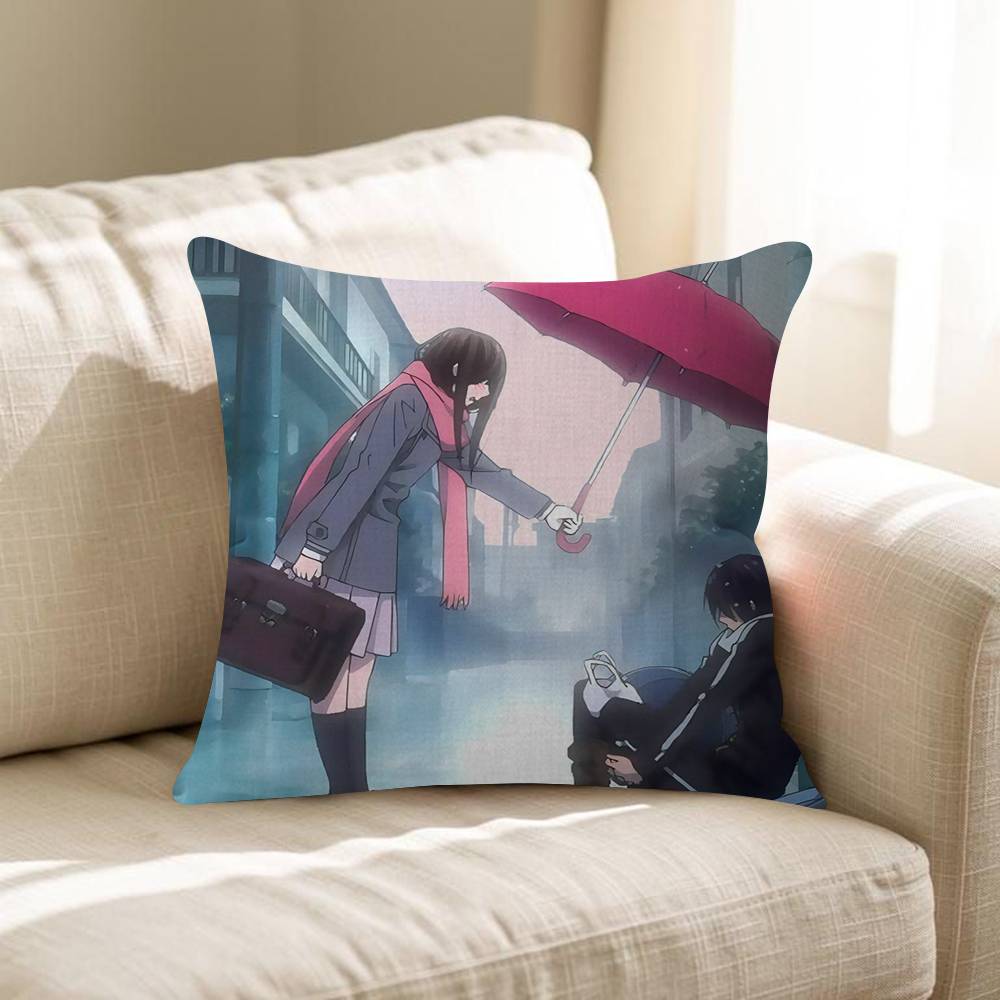 

Japanese Anime NNoragami Cushion Cover Inches Farmhouse Decor Home Throw Pillow Covers For Couch Decorations 30x30 cm