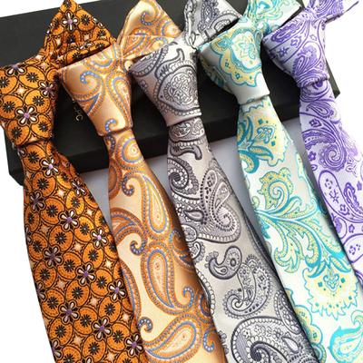 Paisley Cashew Flower Polyester Fashion Men'S Tie