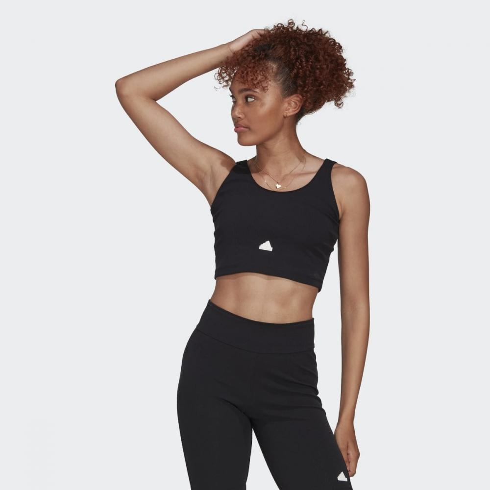 

Adidas Womens New RIB Top BLACKWHITE