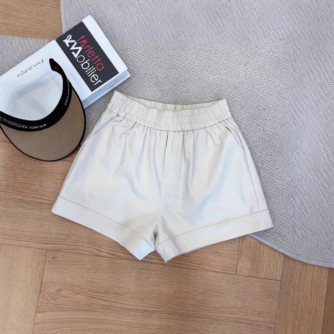 

European High Waist Wide Leg A-Line Shorts for Women - Summer 2025 Medium