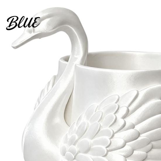 Professional Office Accessories Elegant Swan Pen Holder Durable PLA Pencil Organizer Decorative Large Desktop Clutter Organizer Capacity Container
