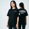 T-shirt Armée Coréenne ROKA Imprimé Drapeau d'Unité Militaire Style Tactique Noir Coton pour Fans d'Airsoft Fans Patriotes Coréens