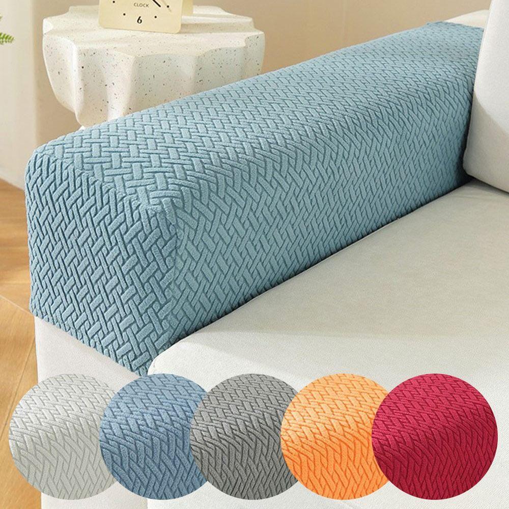 Stretch Sofa Cover Elastic Couch Arm Protector Simple Sofa Armrest Cover for Home Furniture Decor