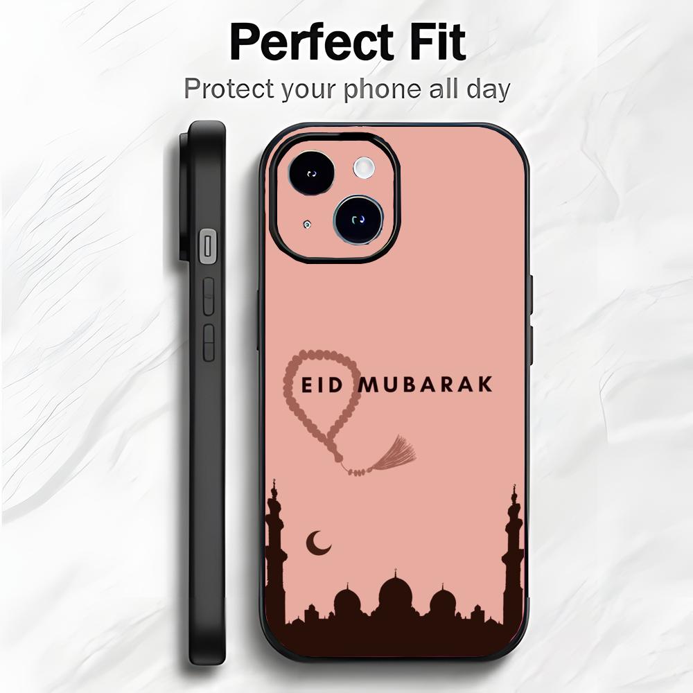 Happy Eidal-Fitr Mubarak Phone Case Phone Case Soft Packaging Lightweight For iPhone17 16 15 14 13ProMax