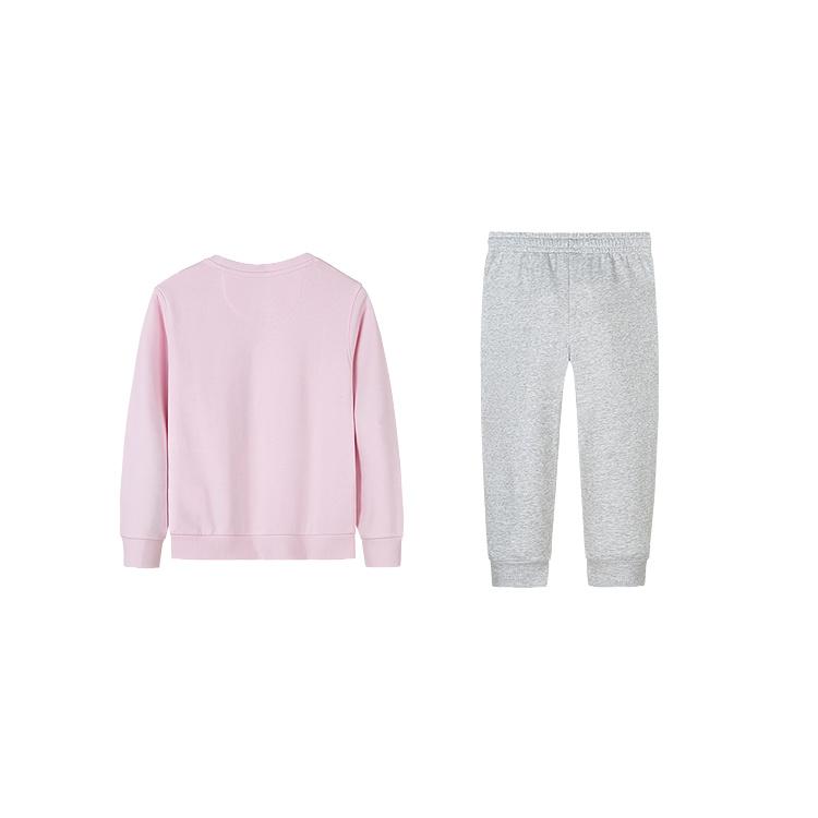 Nike Casual Sports Suit Comfortable Stylish Versatile Solid Color Kids Suits Cherry-Blossom-Pink N32442170GS-004