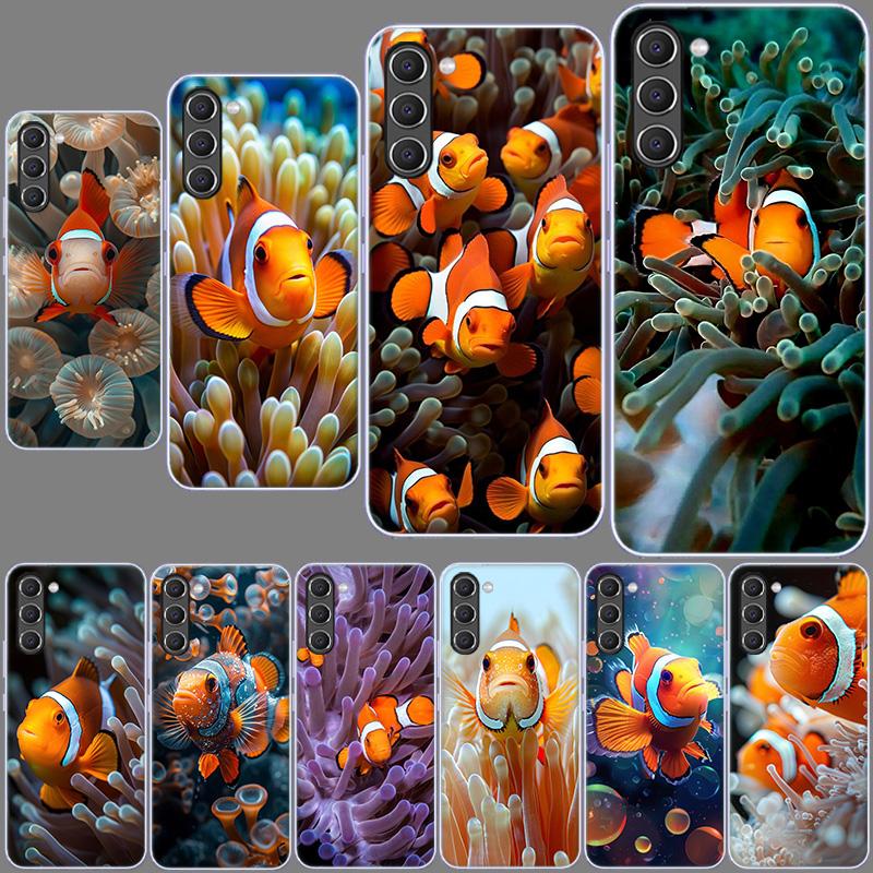 

Clownfish and Sea Anemone Phone Case for Samsung A54 A14 A24 A34 A17 A37 A57 A55 A35 A25 A15 A13 A23 A33 A53 A07 A05S A04S A03 A Samsung A53 синий