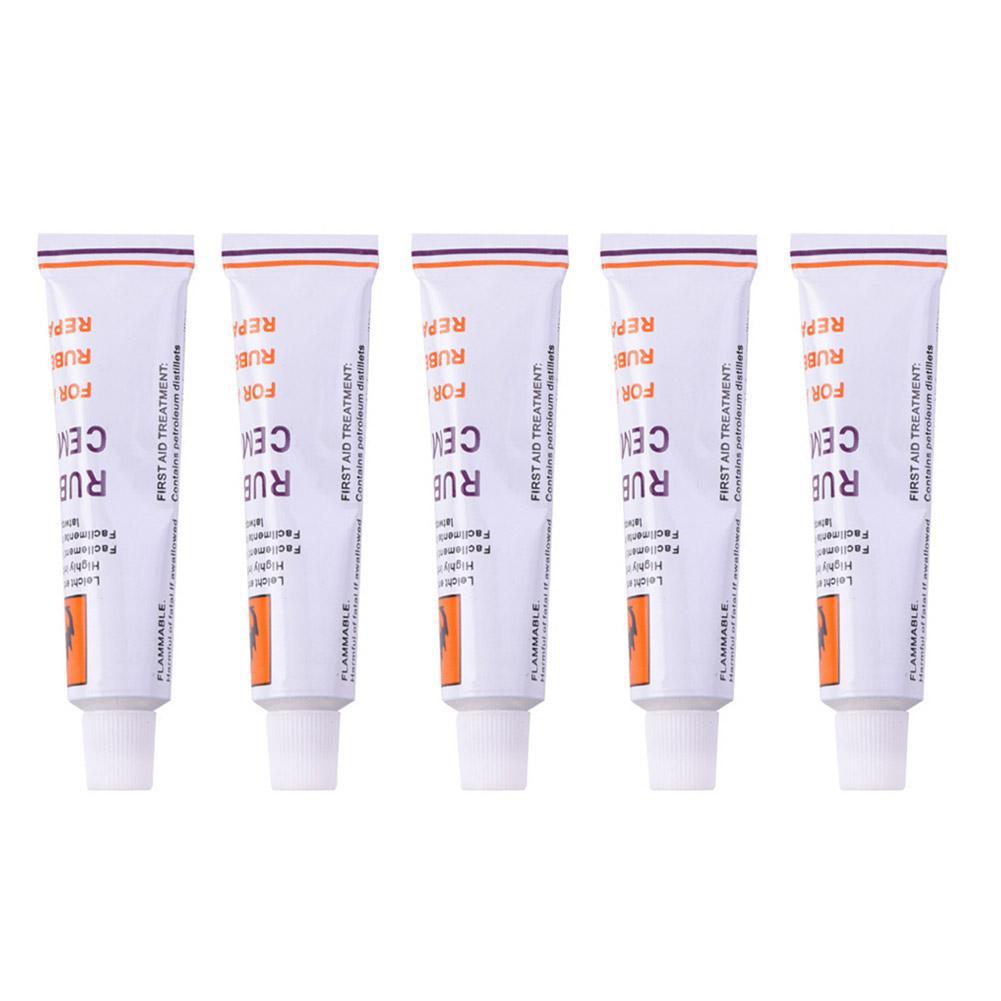 5Pcs Tire Repair Glue For Bicycle Motorcycle Tires Adhesive Tools Tube Cycling Repair Puncture U5S9