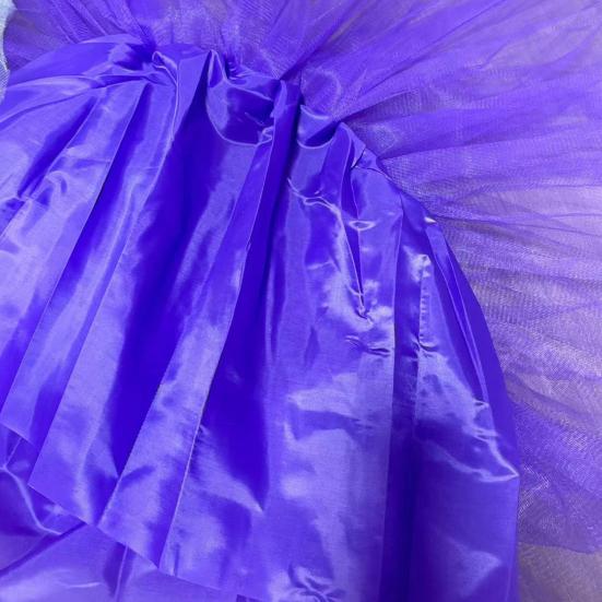 Minifalda de Malla en Capas Falda Línea A Diseño de Color Sólido Cintura Alta Elástica Falda Corta con Forro Trabajo Ocio Falda de Playa