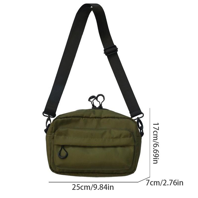 1 fashionable men's campus square crossbody bag, shoulder bag, very suitable for daily use