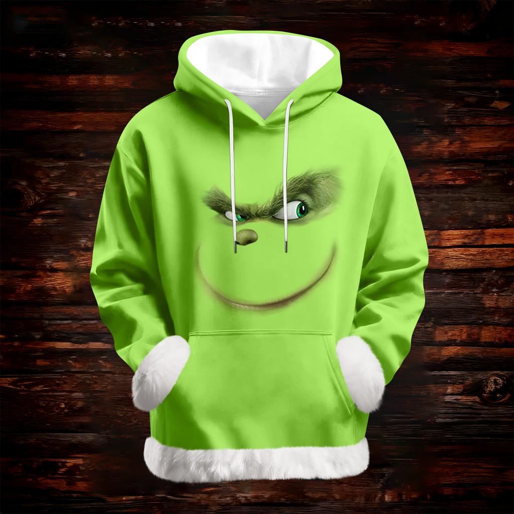 Women's Casual Fashion Print Long Sleeve Hooded Sweatshirt Top