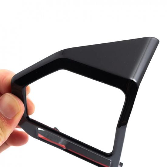 For Toyota Land Cruiser Prado 2024-2025 Glossy Black Steering Wheel Trims Decor