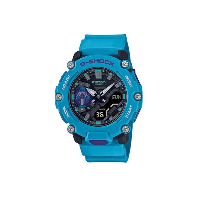 CASIO G Shock GA 2200 2A GA-2200-2APR Blue Regular Watch Box