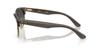 CLUBMASTER REVERSE TRANSPARENT DARK GREY 54mm 0RBR0504S ON GOLD GREY GRADIENT sunglasses Ray-Ban