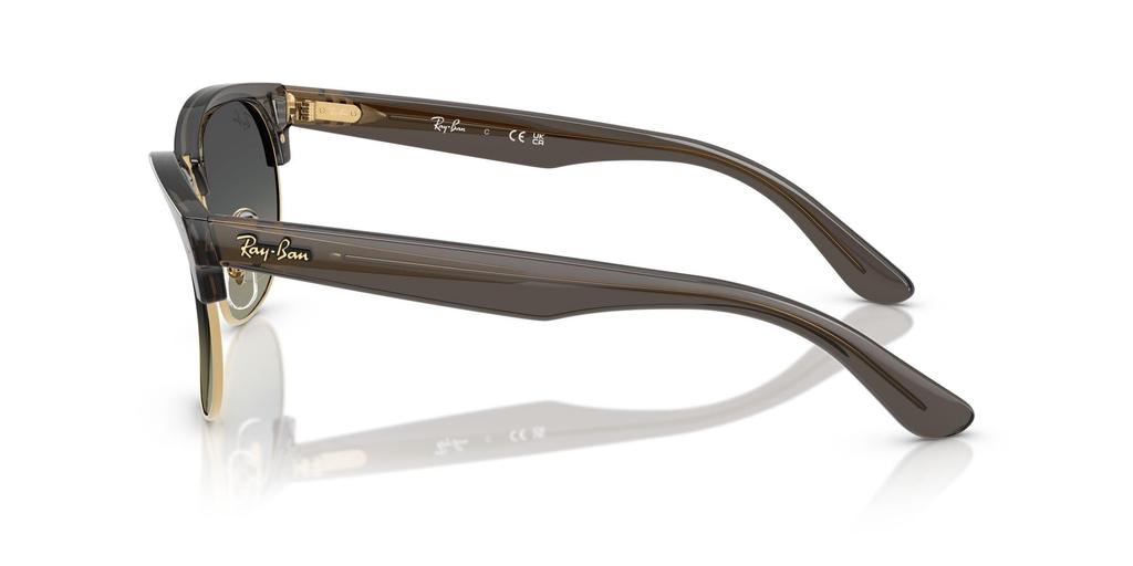 CLUBMASTER REVERSE TRANSPARENT DARK GREY 54mm 0RBR0504S ON GOLD GREY GRADIENT sunglasses Ray-Ban
