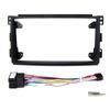 9 " Car Radio Face Frame For Mercedes Benz Smart Fortwo W451 2005-2010 Fascia Stereo Panel Mounting Head Unit Fascia Trim Bezel