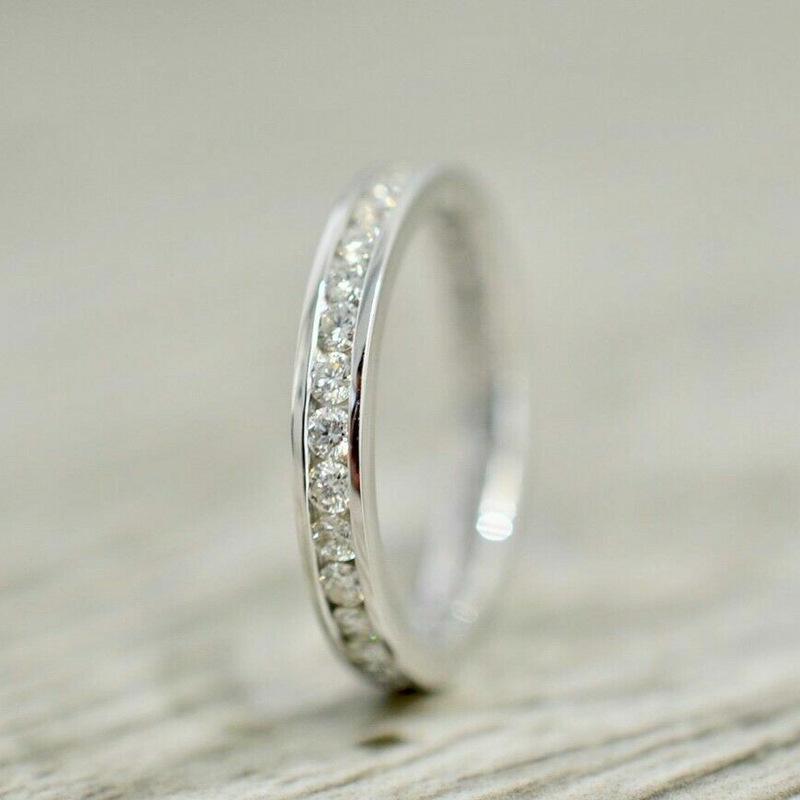 New Minimalist Thin Rings for Women Wedding Brilliant Cubic Zircon High Quality Versatile Female Finger Ring Jewelry