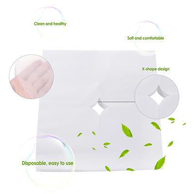 100Pcs/Bag Square Spa Face Hole Cover Beauty Salon Disposable Towel Non-woven Fabric Massage Cover