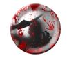 10Pcs Cup  Plate Bloodstain Paper Plate Cup Set Haunted House Props  Happy Halloween
