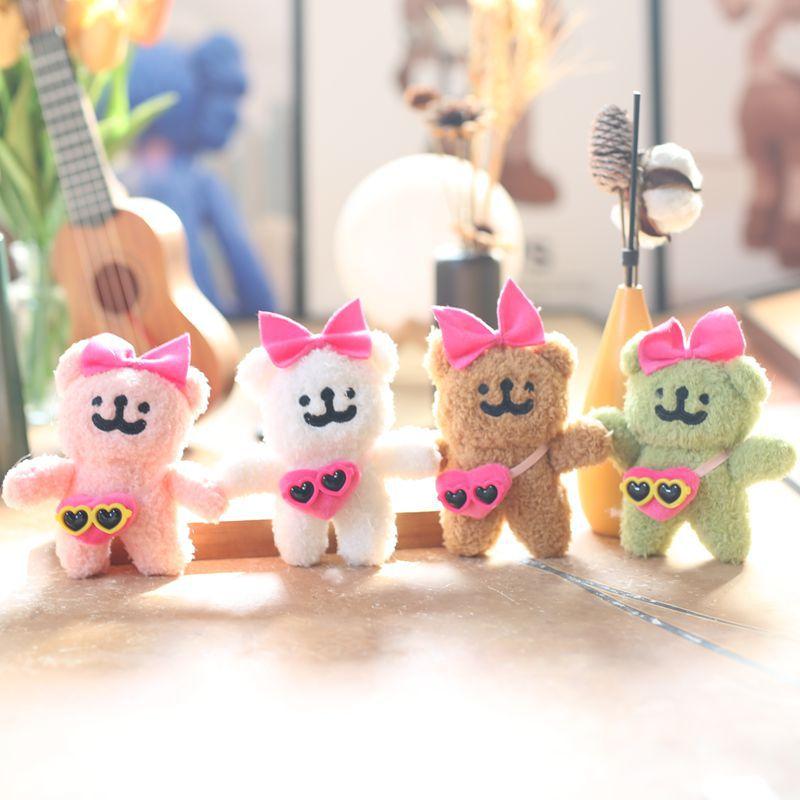 Cute Cute Puppy Pendant Plush Toy Doll Cartoon School Bag Hanging Decoration Keychain Doll Doll