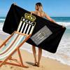 Sporting Charleroi Print Beach Towel, Large Soft Quick Dry Towel for Beach Camping Swimming