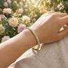 Exquisite Oil Drop Bracelet Zinc Zinc Zinc Alloy Chinese Style Bracelet Floral Bracelet  Party Jewelry