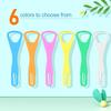 Tongue Scraper For Adult Disposable Tongue Cleaning Tool Plastic Mouth Scraper Travel Convenient Oral Hygiene Care Appliances