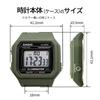 CASIO Watch for Men and Cheap Overseas Women, Model, Digital, W-217H-5AV