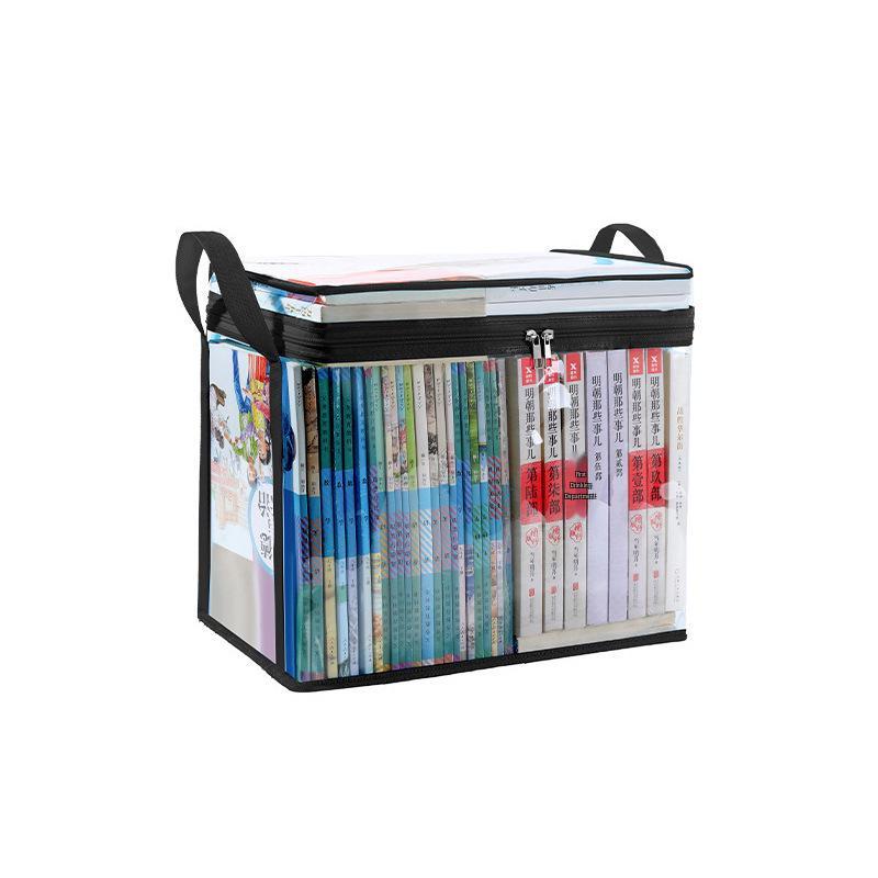 Transparent Large-Capacity Book Storage Bag for Students and Classrooms