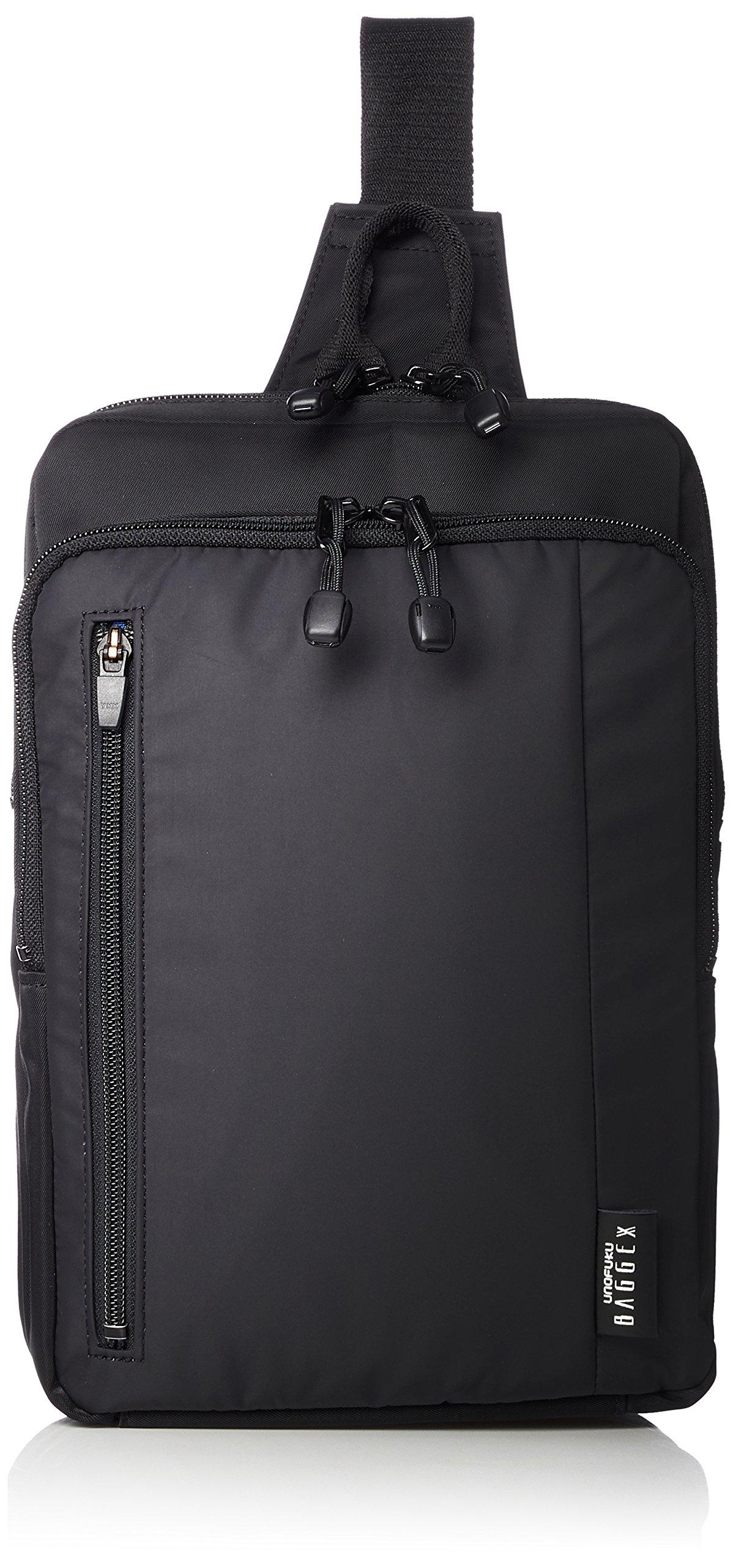 

Сумка-слинг Bagex, Отделение для ПК, Водоотталкивающая, Черный