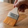 Wooden Handle Nylon Paint Brush Flat Head Oil Painting Brush Cleaning Brushes for DIY Craft Art Painting Home Decoration Tools