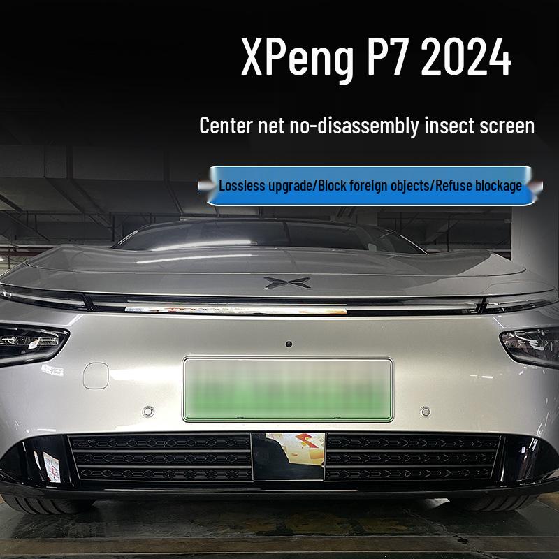 Insect & Dustproof Mesh Cover for XPeng P7 2024 - Air Grille & Water Tank Protection