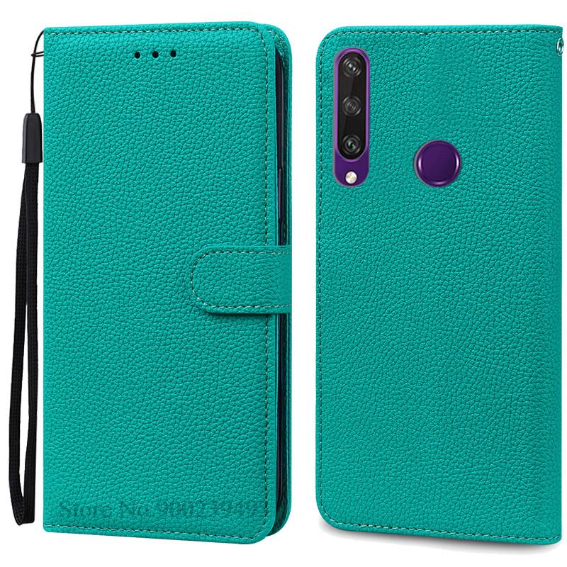 Pro pouzdro Huawei Y6P Kožené peněženkové vyklápěcí pouzdro Pro pouzdro Huawei Y6p MED-LX9N Měkký plný kryt Coque Fundas pro pouzdro Huawei Y6P