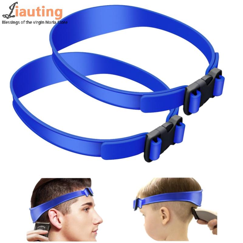 DIY Hair Trimming Template Haircut Band Breathable Curved Silicone Home Hair Trimming Guide For Boys Men