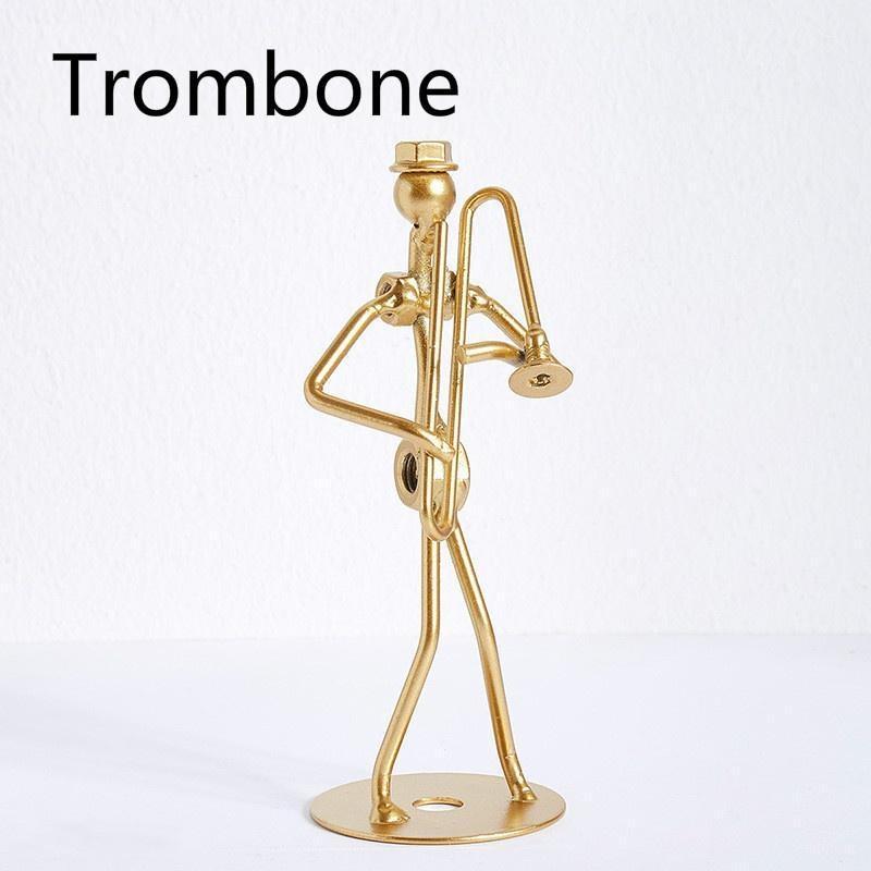 Light Luxury Style Modern Creative Musician Iron Art Decorations Desk Decorations Living Room Home Wine Cabinet Layout Furnishings